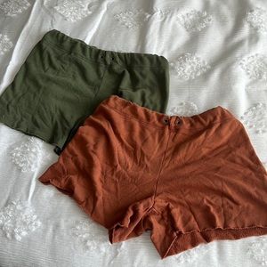 Aerie soft shorts XS pair